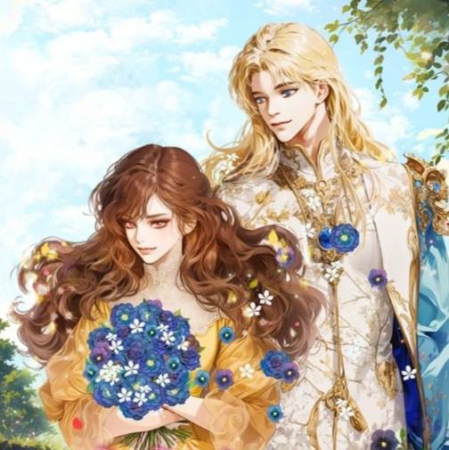 AI 생성물 논란이 일어난 웹소설 B의 표지. /사진=온라인 커뮤니티 캡처