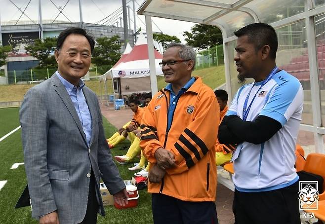 김호곤 KFA 축구사랑나눔재단 신임 이사장.(KFA 축가사랑나눔재단 제공)