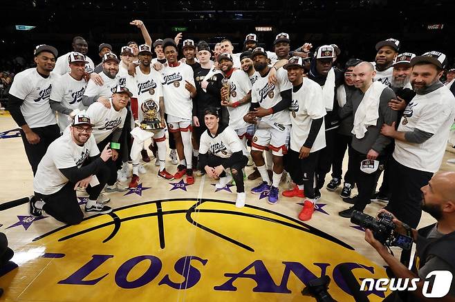 덴버 너기츠가 23일(한국시간) LA 레이커스를 꺾고 NBA 파이널에 진출했다. ⓒ AFP=뉴스1