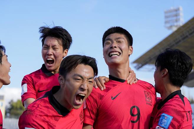 ▲ 한국 20세 이하 축구대표팀이 프랑스를 제압하고 U-20 월드컵을 승리로 출발했다 ⓒ 연합뉴스/AP