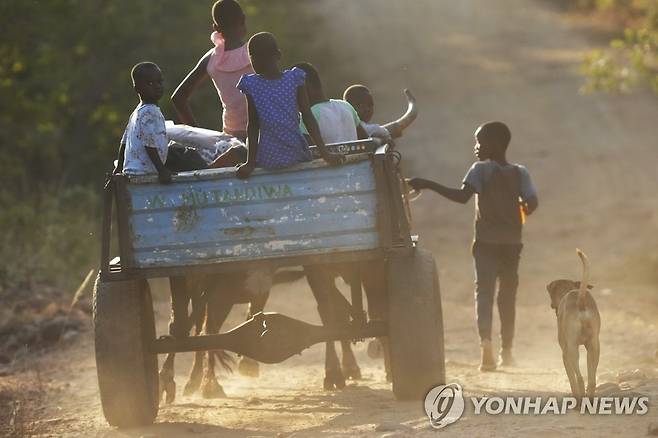 짐바브웨의 아이들 [AP 연합뉴스 자료사진. 재판매 및 DB 금지]