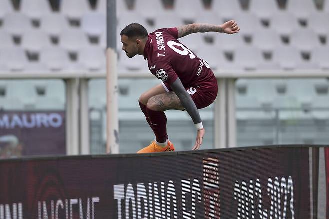 ▲ 토리노 공격수 안토니오 사나브리아에 대한 관심이 뜨겁다. ⓒ연합뉴스/AP