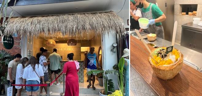 디몰 내 코코마마에서 판매하는 코코넛 아이스크림 / 사진=이가영 여행+기자