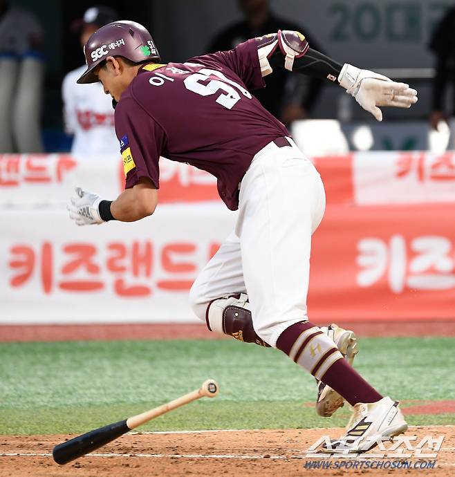 2023 KBO리그 KT 위즈와 키움 히어로즈의 경기가 25일 수원 KT위즈파크에서 열렸다. 키움 이정후. 수원=박재만 기자pjm@sportschosun.com/2023.05.25/