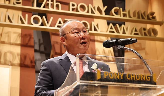 17회 포니정 어워드 박항서 전 베트남 축구대표팀 감독. [이승환 기자]