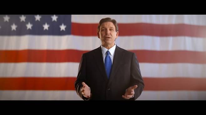 [서울=뉴시스] (사진=론 디샌티스 유튜브 갈무리)2023.05.26. *재판매 및 DB 금지