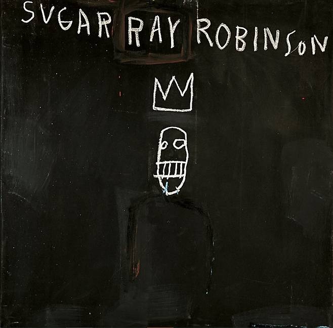 장 미쉘 바스키아, Sugar Ray Robinson [pinterest]