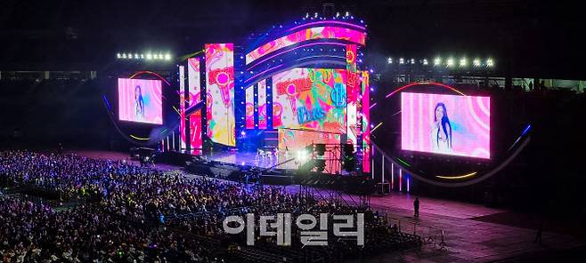 27일  부산아시아드주경기장에서 열린 ‘제 29회 드림콘서트’ 모습