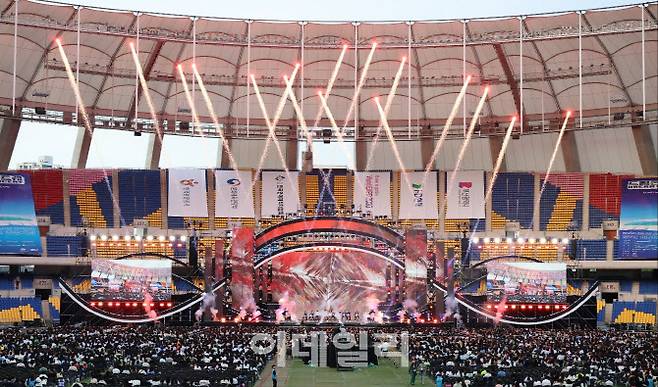 27일 부산아시아드주경기장에서 열린 ‘제 29회 드림콘서트’ 모습