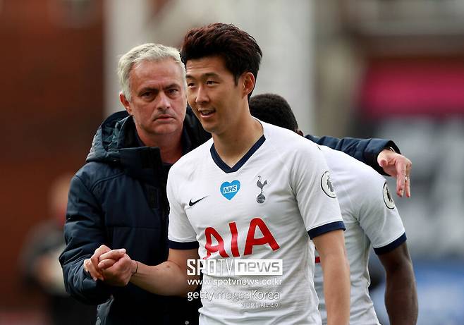 ▲ 무리뉴 감독이 토트넘을 이끌던 시절 애제자였던 손흥민