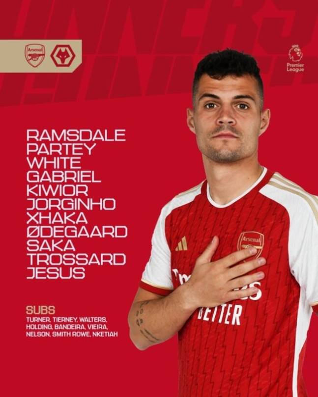 ▲ 울버햄튼과 아스날의 리그 최종전 선발 명단 ⓒ 울버햄튼, 아스날 공식