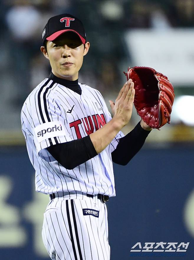 2023 KBO리그 LG트윈스와 한화이글스의 경기가 20일 잠실야구장에서 열렸다. 연장 12회초 LG 투수 이상규가 역투하고 있다. 잠실=최문영 기자deer@sportschosun.com /2023.05.20/