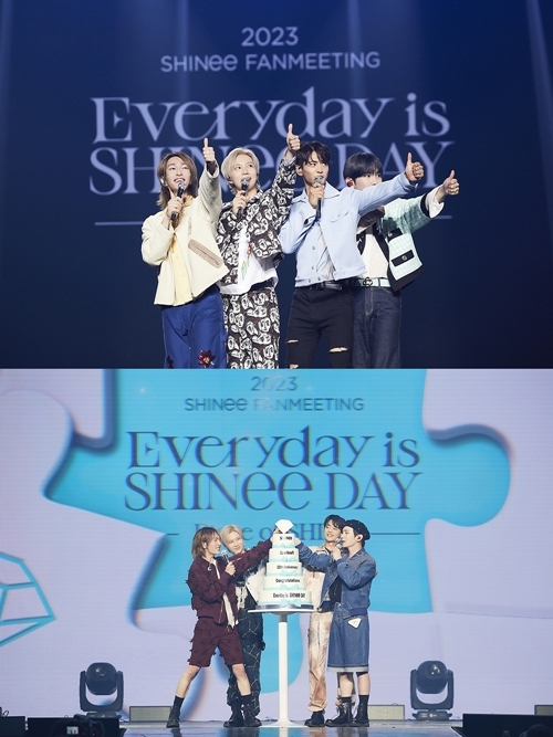 샤이니가 데뷔 15주년 기념 팬미팅을 성료했다. 사진=SM엔터테인먼트