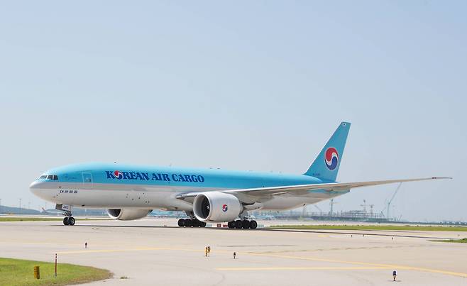 대한항공의 B777F 화물기/대한항공 제공