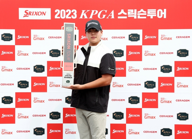 2023 KPGA 스릭슨투어 8회 대회서 시즌 3승을 달성한 송재일. KPGA제공