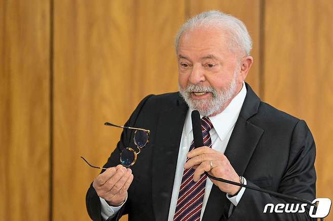 루이스 이나시우 룰라 다시우바 브라질 대통령. 2023. 5.30 ⓒ AFP=뉴스1 ⓒ News1 우동명 기자