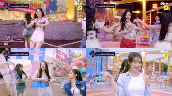 위클리 이수진, 지한, 박소은, 조아.(사진=Mnet 제공)