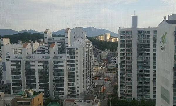 서울 노원구 월계동 일대에서 경계경보 사이렌이 울리고 있다. 독자 제공