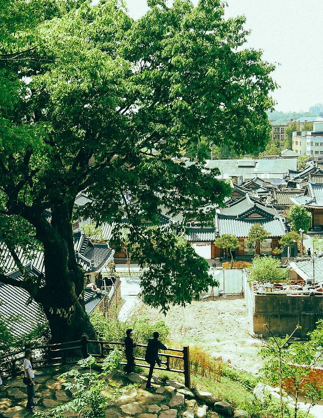 여름으로 넘어가는 한옥마을, 오목대에서 한눈에 담을 수 있다