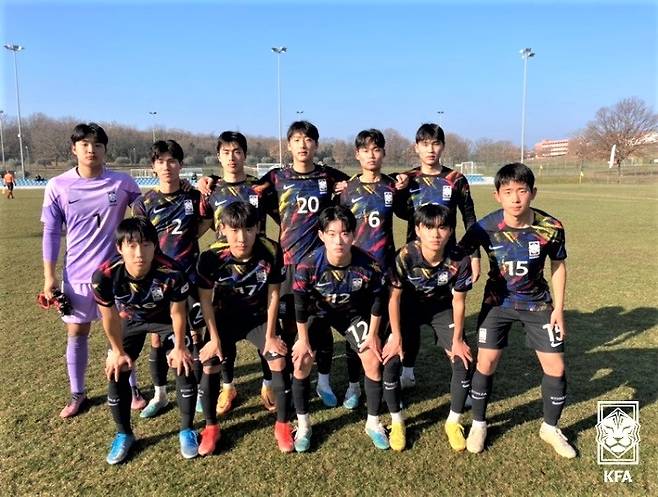 지난 4월 U-17 축구대표팀 [대한축구협회 제공. 재판매 및 DB금지]