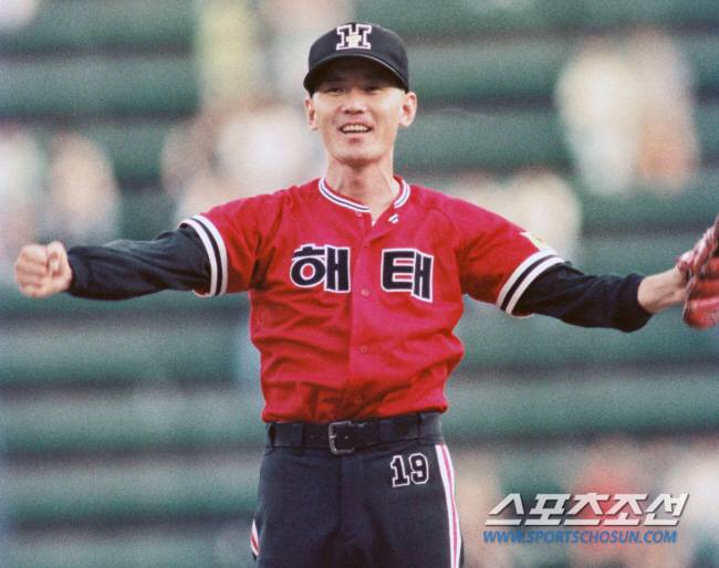 ◇해태 시절 이강철 감독의 모습. 스포츠조선DB