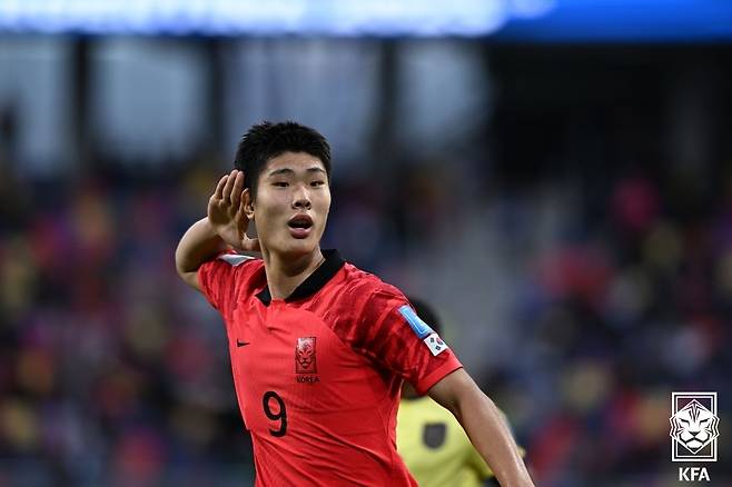 에콰도르를 꺾은 20세 이하 한국 축구대표팀 (대한축구협회 제공)