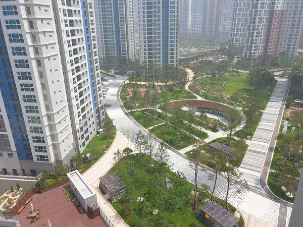 인천 연수구 송도에 있는 한 아파트 단지 전경. /허지윤 기자