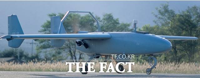 KAI가 생산하고 육군이 운용하는 군단급 무인기 RQ-101 송골매. /KAI