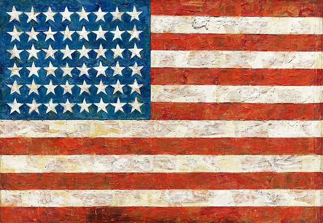 재스퍼 존스, 깃발 [미국 뉴욕 모던아트 뮤지엄]