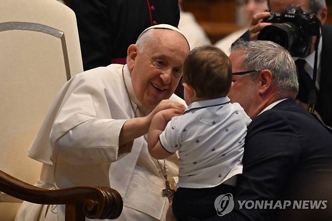 프란치스코 교황 [AFP 연합뉴스 자료 사진. 재판매 및 DB 금지]