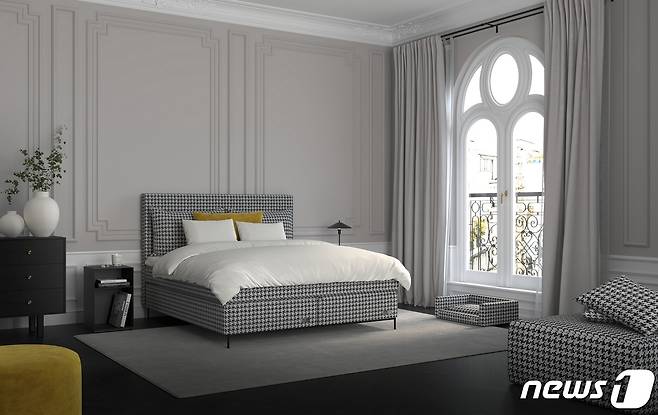신세계까사가 전개하는 스웨덴 럭셔리 침대 브랜드 카르페디엠베드는 베스트셀러 산도 디자인 한정판을 국내 출시했다.(신세계까사제공)