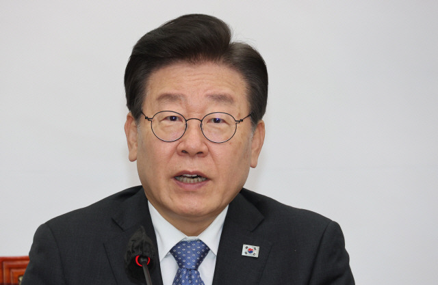 ▲ 더불어민주당 이재명 대표가 지난 2일 오전 서울 여의도 국회에서 열린 최고위원회의에서 발언하고 있다.[연합뉴스 자료사진]