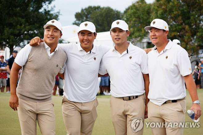 PGA 투어에서 활약하는 한국 선수들... 이경훈, 김주형, 김시우, 임성재 (사진 = 연합뉴스)