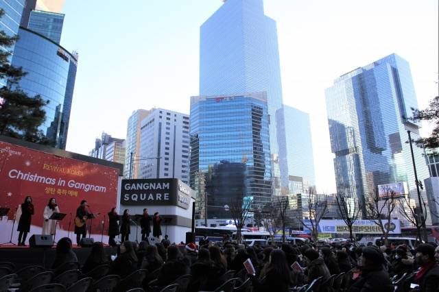 지난해 강남역 집회.