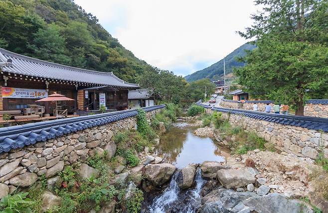 정부 공인 웰니스관광지 완주 구이안덕마을
