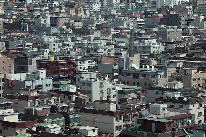 서울의 한 빌라 밀집 지역의 모습 ⓒ연합뉴스