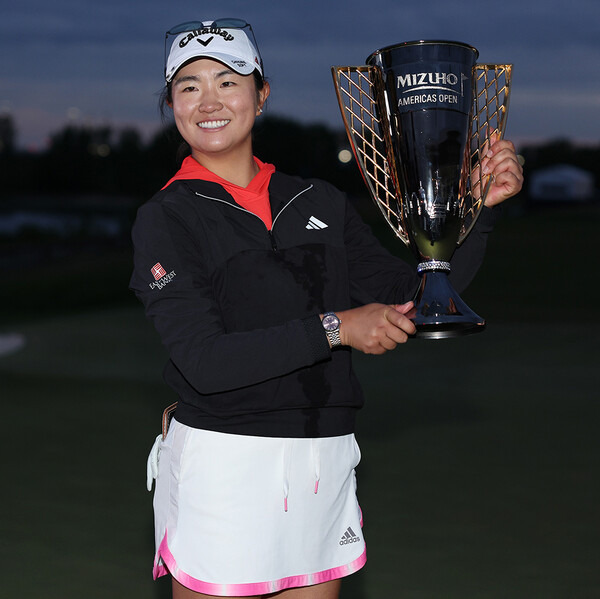 2023년 미국여자프로골프(LPGA) 투어 신설 대회인 미즈호 아메리카스 오픈 우승을 차지한 로즈 장. 사진제공=Getty Images_LPGA