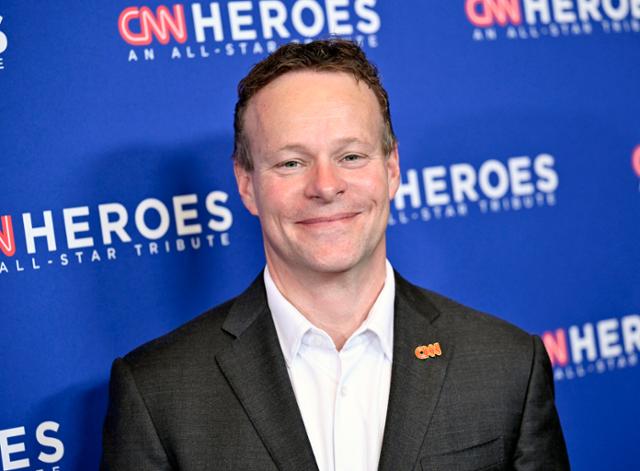 크리스 릭트 미국 CNN방송 최고경영자(CEO)가 지난해 12월 뉴욕에서 열린 CNN 히어로즈 시상식에 참석하고 있다. 뉴욕=AP 연합뉴스