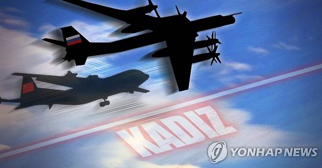 중국·러시아 군용기, 한국방공식별구역(KADIZ) 침범 (PG) [연합뉴스 자료사진]