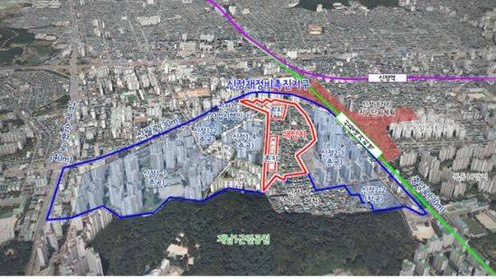 서울 양천구 신정4구역 위치도