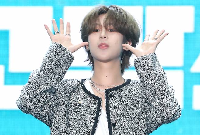 사진은 지난해 11월 서울 강서구 KBS아레나에서 가진 데뷔 미디어 쇼케이스에 참석한 가수 빅나티. /사진=뉴스1