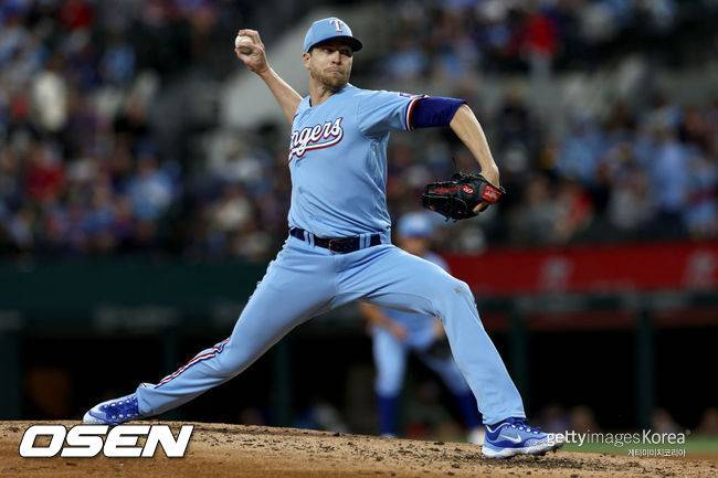 [사진] 텍사스 제이콥 디그롬. ⓒGettyimages(무단전재 및 재배포 금지)