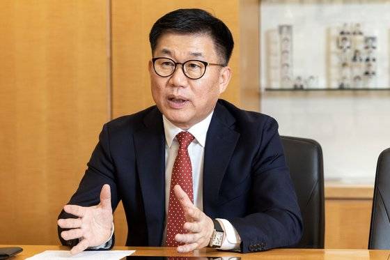 박기호 LB베스트먼트 대표가 13일 오전 서울 강남구 삼성동에서 중앙일보와 인터뷰를 하고 있다. 장진영 기자