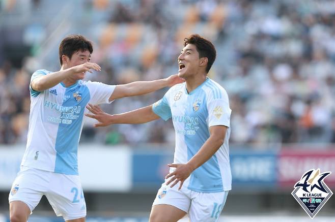 K리그1 득점 선두를 달리는 울산 현대 주민규. 한국프로축구연맹