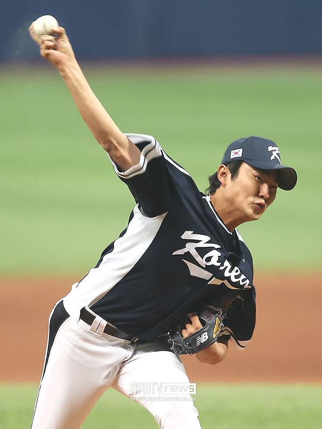 ▲WBC 대표팀에 선발된 정철원 ⓒ곽혜미 기자