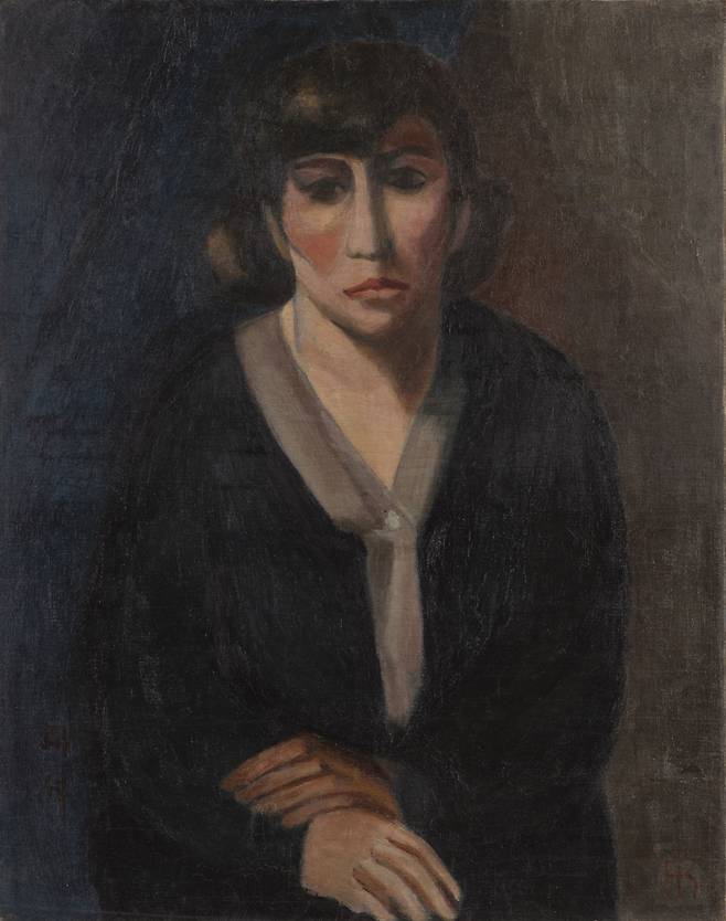 이번 전시에 출품된 나혜석의 '자화상'(1928년 추정) [경기도 미술관 제공. 재판매 및 DB 금지]