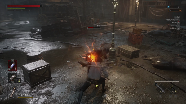 - 쿼츠는 좌측 하단의 '철의 왼팔'을 사용하는 기술이다&nbsp;