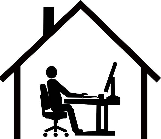 재택근무 이미지