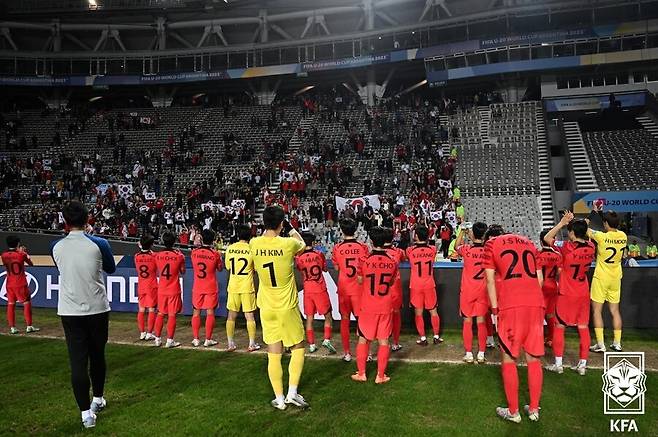 ▲ U-20 대표팀 ⓒ대한축구협회