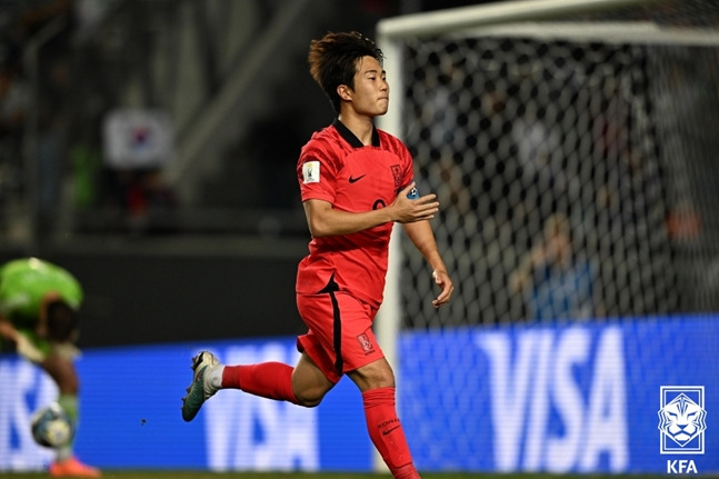 한국 U-20 축구대표팀 공격수 이승원. /사진=KFA